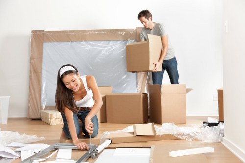Packing and preparing belongings for storage in Brixton