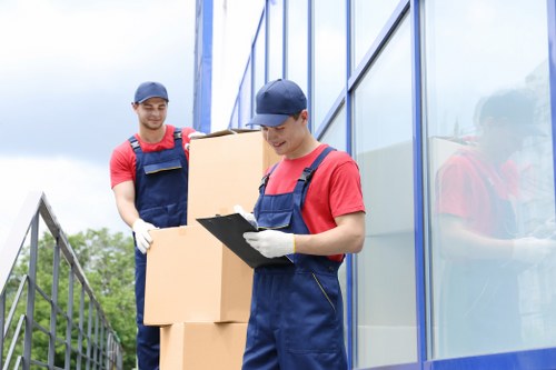 Final moving day scene with Brixton movers completing a safe and efficient service