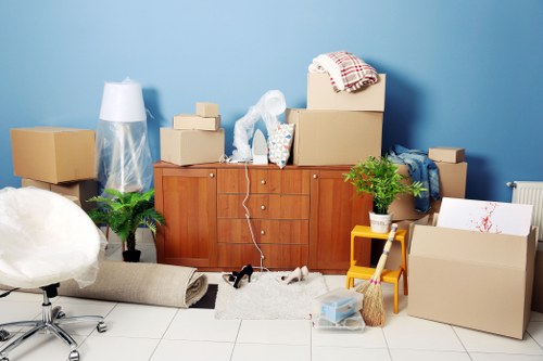 Secure item collection and storage for Brixton customers