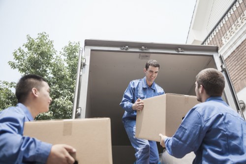 Furniture pick-up service for a Brixton home with bulky items ready for removal
