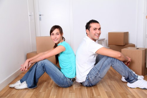 Commercial removal van service for a Brixton business move
