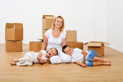 Local removals service helping a customer move into a Brixton flat