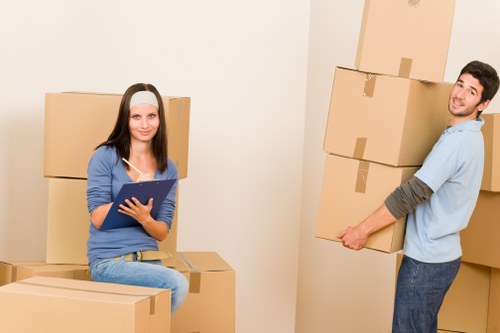 Commercial removals setup for a local Brixton business move